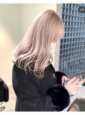 ホワイトベージュ/春カラー/ハイトーンカラー/学割