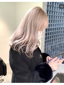 ミラ(MIRA) ホワイトベージュ/春カラー/ハイトーンカラー/学割