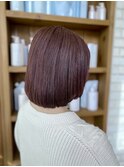 【c'elavie 赤坂】ラベンダーカラー×ボブ