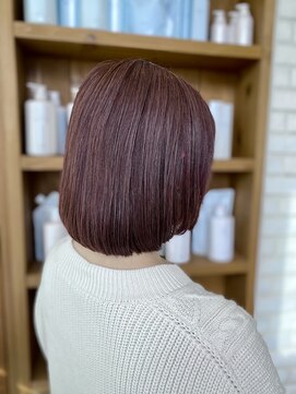 セラヴィ 【c'elavie 赤坂】ラベンダーカラー×ボブ