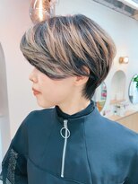 シビバイレボ(CIBI by revo)&nbsp;地毛風カラー/ナチュラルレイヤーカット/ショートボブ[船橋]