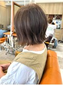 くびれボブ×グレージュカラー
