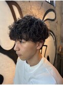 ダークアッシュ/韓国マッシュ/ニュアンスパーマ[錦糸町駅/men's]