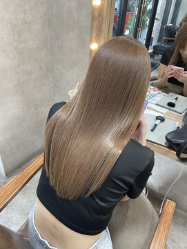 リエンス(RIENS) 【RIENS】ミルクティーカラー×髪質改善×植田亜優