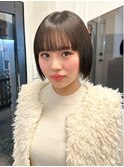 【白石】顎上ぱつっとボブ