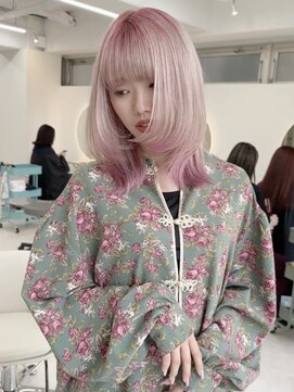 イェッカ パビル(YECCA pabil) マカロンカラーピンクブロンド（ブリーチ２回以上）