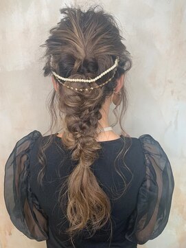 ニスル 町田店(NISURU) 似合わせカット/大人ガーリー/ダークアッシュ/着物/町田/町田駅