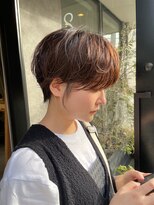 サンド 表参道(sand)&nbsp;ショートボブパーマ20代30代40代ショートパーマショート