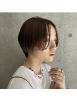 アッシュ 茗荷谷店(Ash)&nbsp;白髪ぼかしハイライト　ショートカット