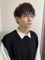 ユーフォリア 渋谷グランデ(Euphoria SHIBUYA GRANDE)&nbsp;ラウンドマッシュ　デザインカラー　インナーカラー