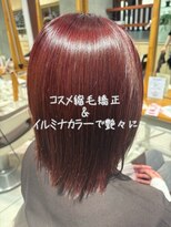 アース 武蔵境店(HAIR & MAKE EARTH) カラーも縮毛矯正も叶えたい方！髪にやさしいコスメ縮毛矯正とは
