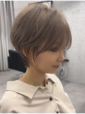 【志賀永遠】ショート/顔まわり/丸み/マッシュ/縮毛矯正/立川