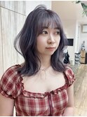 ダブルカラーで叶えるラベンダーカラー
