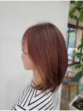 アン アオヤマ(Ann AOYAMA) 大人オレンジカラー／インナーカラー