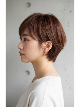 プラグ ヘアーデザイン 大名店(PLUG hair design) 耳かけショート