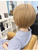 金髪ショート☆【広島ハイトーン】【広島派手髪】