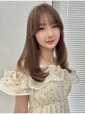 ★ワンカールモテ髪前髪小顔カットサイドバング艶感