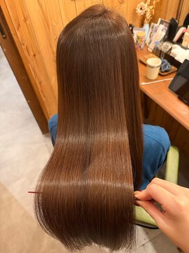 枚方、カラー、髪質改善、会話のいらない個室サロン