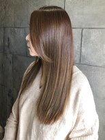 美々百花 ザスパ(美々百花 theSPA)&nbsp;アッシュベージュカラー 透明感カラー ストレート 髪質改善 艶髪