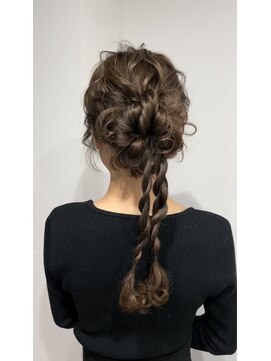 アッドランプ ヘアー 則武店(add Lamp hair) リボンアレンジ