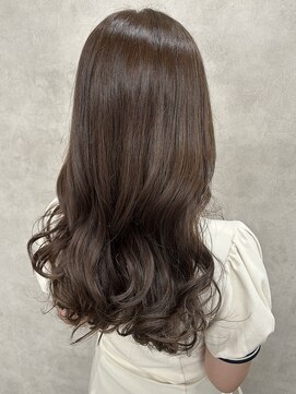 ルノン(LUNON) 黒髪クラゲヘアーオリーブグレー小顔ココアベージュ