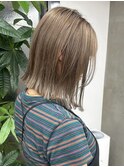 京都西院/ベージュカラー ブリーチ 髪質改善 ダブルカラー