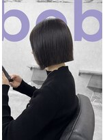 フランチェスカドットボブ(francesca.bob) オリーブグレージュ×切りっぱなしボブ【田野】梅田