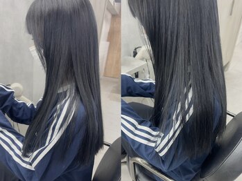 ロエム(Loem)の写真/ストレートで叶える美髪の秘訣[レイヤーカット /顔周り/ボブ/韓国/酸性ストレート /前髪カット /縮毛矯正]