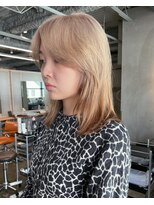 ナヌーク シブヤ(nanuk shibuya) 春のイメチェン、ブロンドカラー