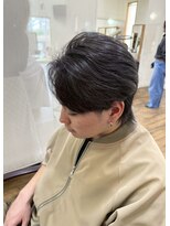 イタクラ 赤道店 (ITAKURA)&nbsp;ウルフ/パーマなし/アップバング/メンズショート/毛流れパーマ