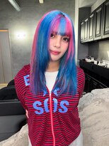 ロテサカエ(Lote.Sakae)&nbsp;ダークパープル/ナチュラルショート/夏のヘアアレンジ/名古屋栄