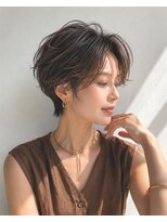 アッシュ 学芸大学店(Ash) ショートボブ/大人女性/アッシュブラウン/白髪ぼかし/脱白髪染め