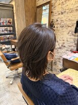 ワゴンバイアフロート(Wagon by afloat)&nbsp;ミディアムレイヤー×ストレート20代30代40代丸顔面長池袋