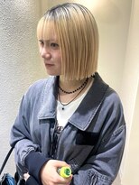 エミス バイ メルト 吉祥寺(emis by melt)&nbsp;【吉田】切りっぱなし束感韓国タッセルボブ大人可愛い人気吉祥寺