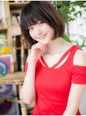 【あどけなカワイイ★ピュア大人ボブ】
