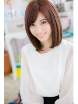 ミック 日暮里店(miq)&nbsp;ピンクカラーの♪ツヤ感ラブセミディ