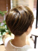 オーガニックサロン フェイス 梅田店(organic salon face) ミニショートヘアー　ハイライト　
