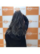 トリプルエイチ(HHH for hair) 20代30代40代大人かわいいグレージュアッシュハイライト☆