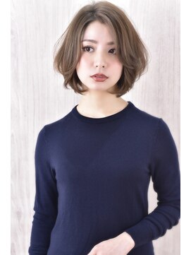 オウル(Owll) オフィススタイルにイメチェン☆大人コンサバエアリーミディボブ