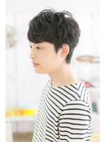 ミック ヘアアンドビューティー 大山店(miq  Hair&Beauty)&nbsp;サイドパートのマッシュショート