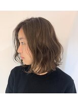 テラスヘア 新潟駅南(TERRACE hair)&nbsp;ナチュラルベージュ × ラフボブ