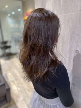 モードケイズ 西宮(MODE K's) 大人かわいい/西宮/小顔/斜めバング/アシンメトリー/伸ばしかけ