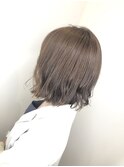 肩上ボブ透明感カラー