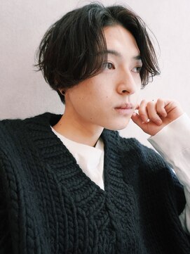 ディッセンバー 神宮前(December) 【laundry】サイドグラデーション/センターパート/ 癖毛風パーマ