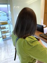ヘアメイク シュシュ(Hair make chou chou) ショコラベージュボブルフ奈良大和八木20代30代40代【林有里子】