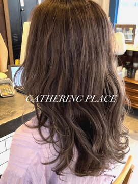 ギャザリング プレイス(GATHERING PLACE) 透明感をアップさせるパープルアッシュカラー