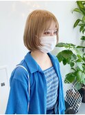 朝楽カット♪レイヤーボブ