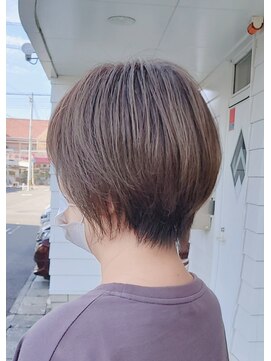 ヘアーズ 本店(HAIRZ) 《HAIRZ》平田☆若見え！くびれ前下がりショート