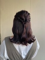 カシェ リタ ヘアー(CACHE'&RITA HAIR)&nbsp;ハーフアップ◯チェリーピンク