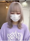 ピンクブロンドパールグレーぎゃうシアーグレージュカシスピンク